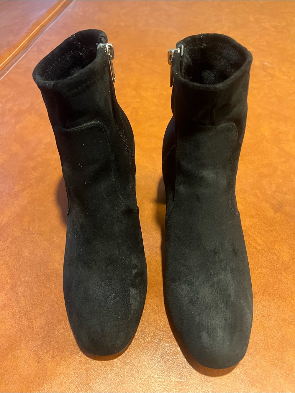 Black Suede Women's Ankle Boots